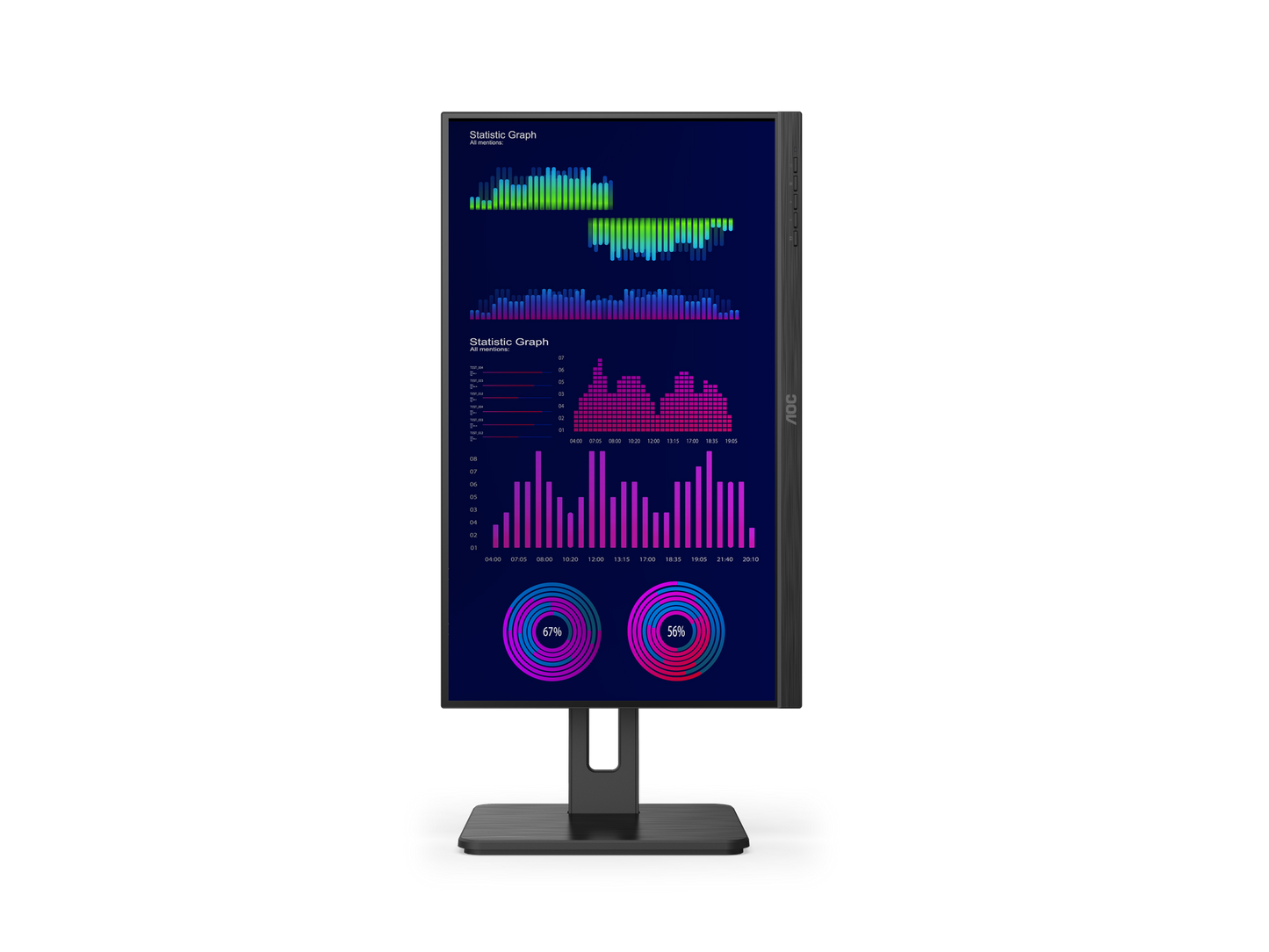 AOC 22P2Q 21.5-inch Wide Viewing Angle Display