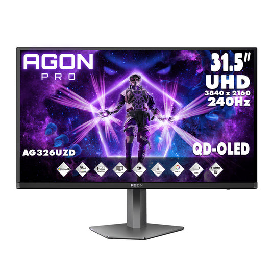 AOC AGON PRO 31.5" AG326UZD  OLED 平面電競顯示器