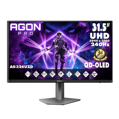AOC AGON PRO 31.5" 4K UHD QD-OLED 240Hz Gaming Monitor AG326UZD