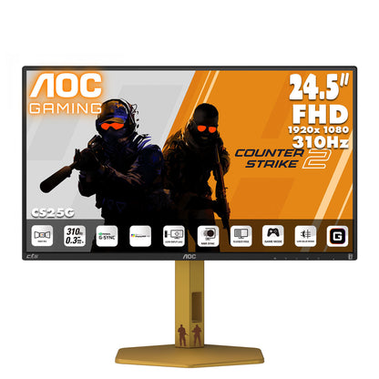 AOC CS25G 24.5" 310Hz CS2電競顯示器