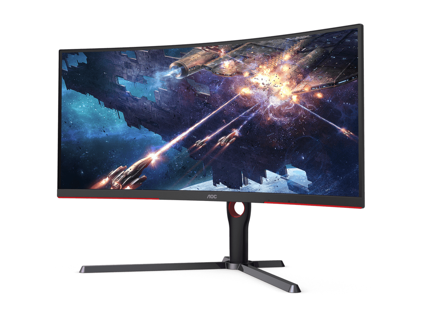 AOC 34" 21:9 UltraWide QHD VA 160Hz Curved Gaming Monitor CU34G3S