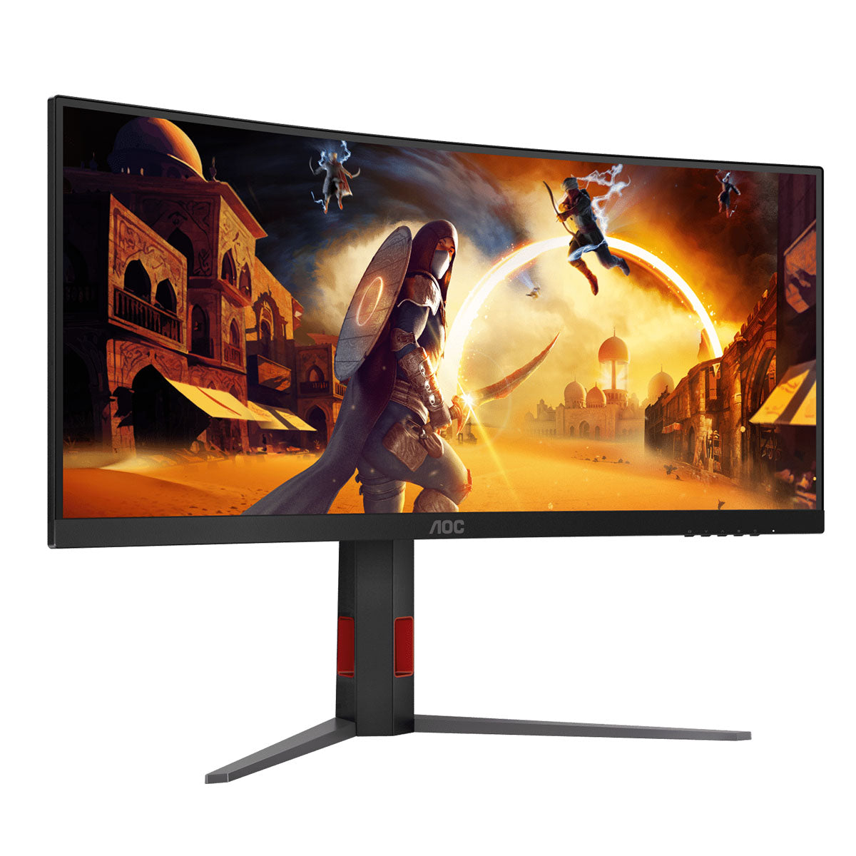 AOC 34" 21:9 UltraWide QHD Fast VA 180Hz Curved Gaming Monitor CU34G4