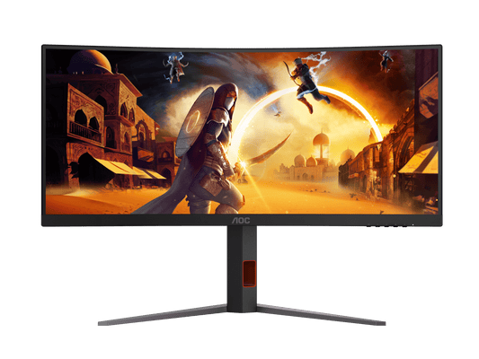 AOC 34" 21:9 UltraWide QHD Fast VA 180Hz Curved Gaming Monitor CU34G4