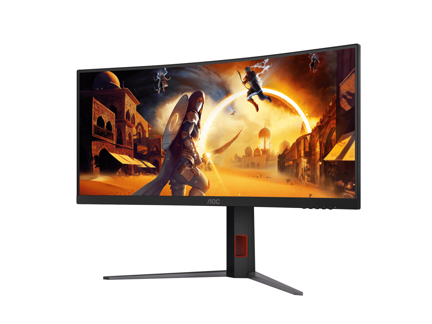 AOC 34" 21:9 UltraWide QHD Fast VA 180Hz Curved Gaming Monitor CU34G4