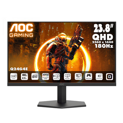 AOC 23.8" 2K QHD Fast IPS 180Hz Gaming Monitor Q24G4E