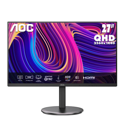 AOC 27" 2K QHD IPS 75Hz Business Monitor Q27V4