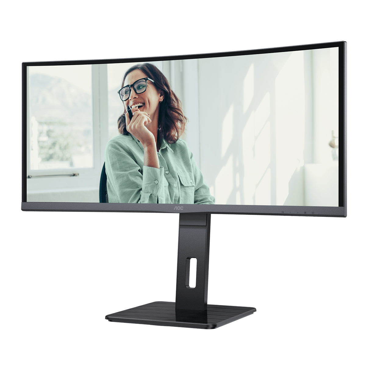 AOC 34" 21:9 UltraWide QHD VA 100Hz USB-C 65W Curved Business Monitor CU34P3CV