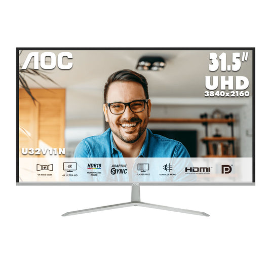 AOC 31.5" 4K UHD IPS 60Hz Home Monitor U32V11N